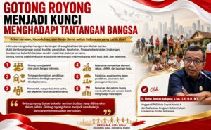 Gotong Royong Menjadi Kunci Menghadapi Tantangan Bangsa