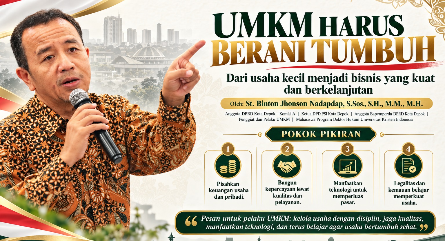 UMKM HARUS BERANI TUMBUH: DARI USAHA KECIL MENJADI BISNIS YANG KUAT DAN BERKELANJUTAN